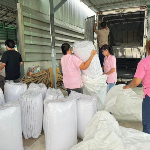 โรงงานผลิตผ้าปูที่นอน