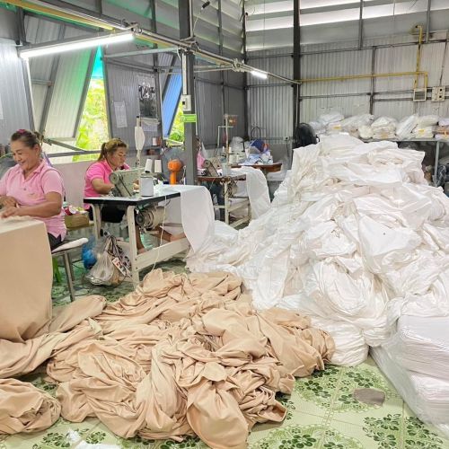 โรงงานผลิตผ้าปูที่นอน