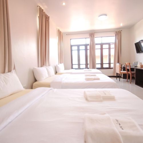 ผ้าปูที่นอนโรงแรม